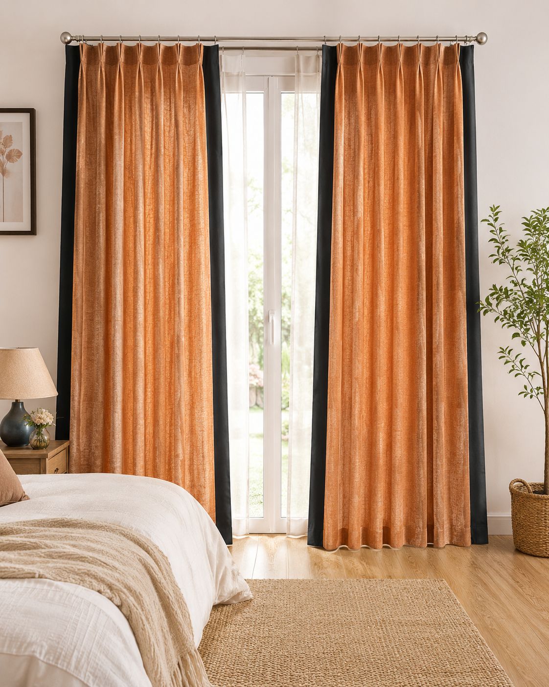 Monarch Linen - Burnt Orange