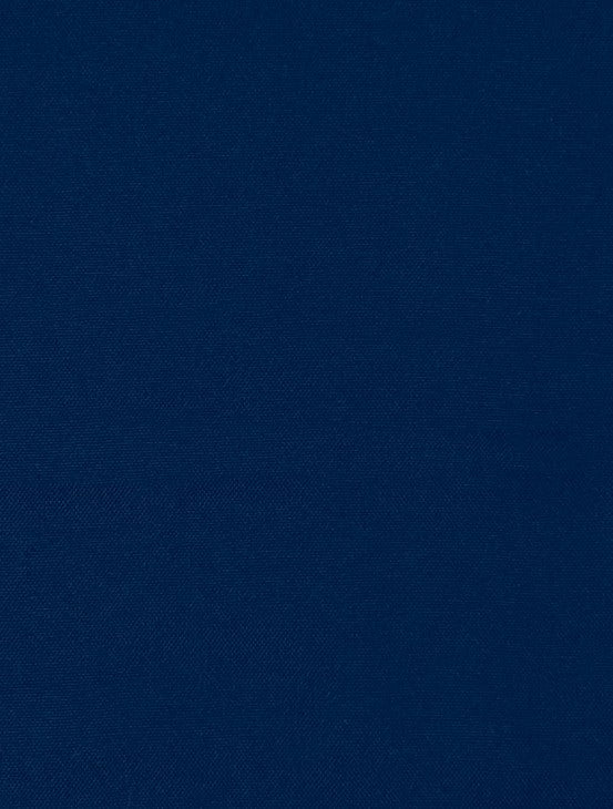 Lumière Collection German Plain Knit Curtains - {Oxford Navy)