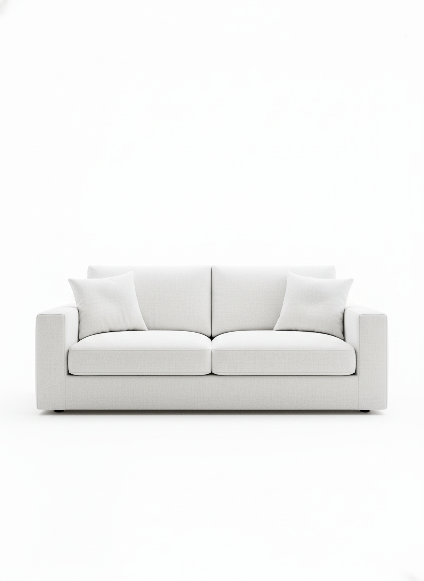 Italian velvet upholstery fabric (white)