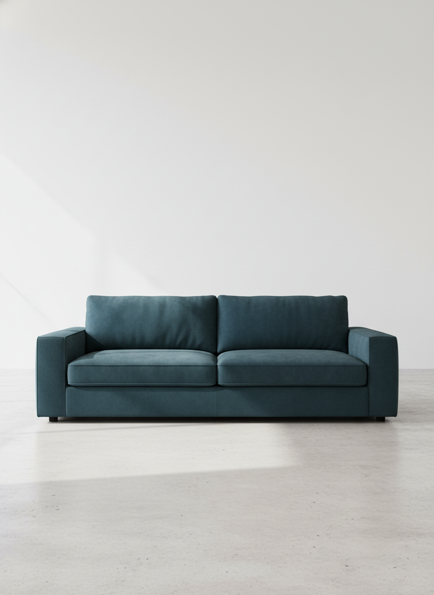 Italian velvet upholstery fabric ( Japanese Indigo)