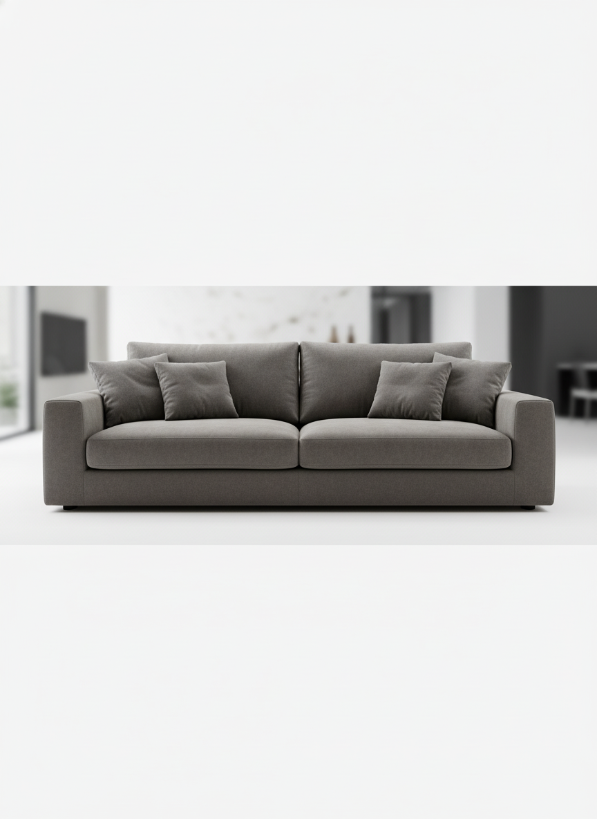 Italian velvet upholstery fabric (Ironside Gray)