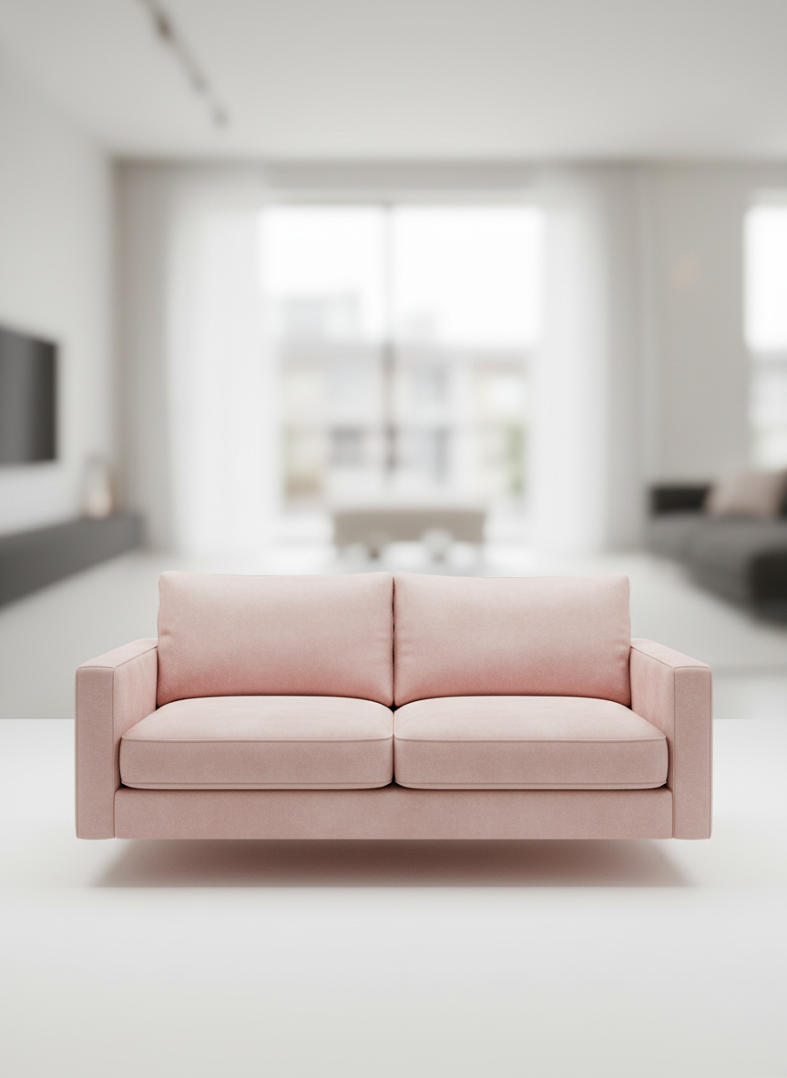 Italian velvet upholstery fabric (Warm Skin)