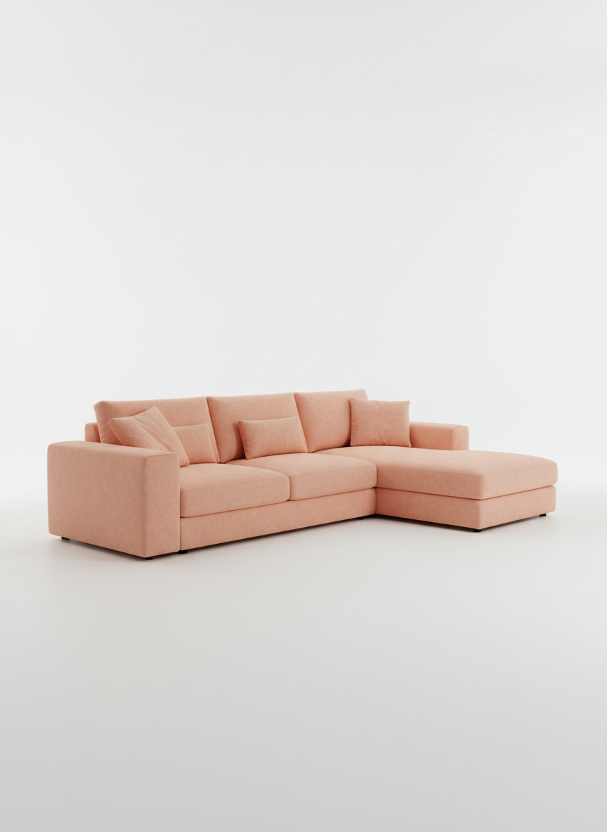 Italian velvet upholstery fabric (Tonys Pink)