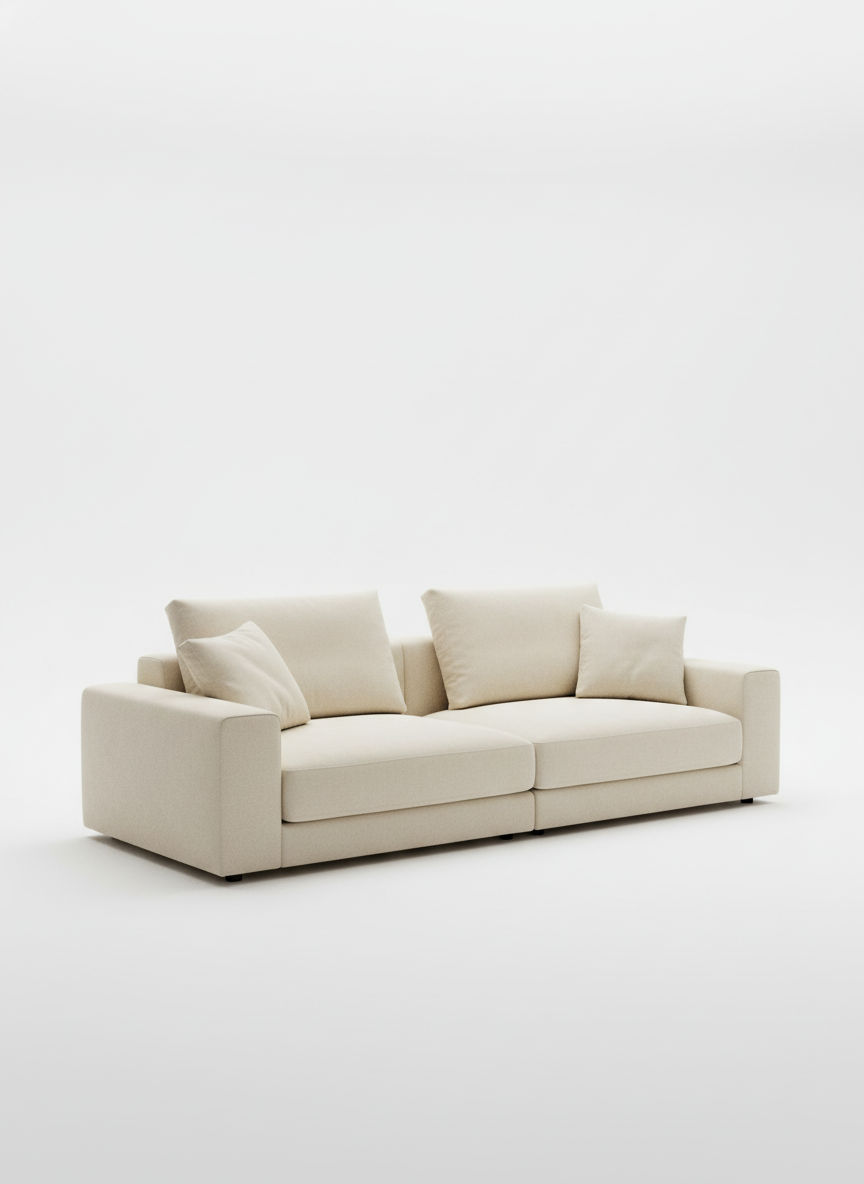 Italian velvet upholstery fabric (White Rock)
