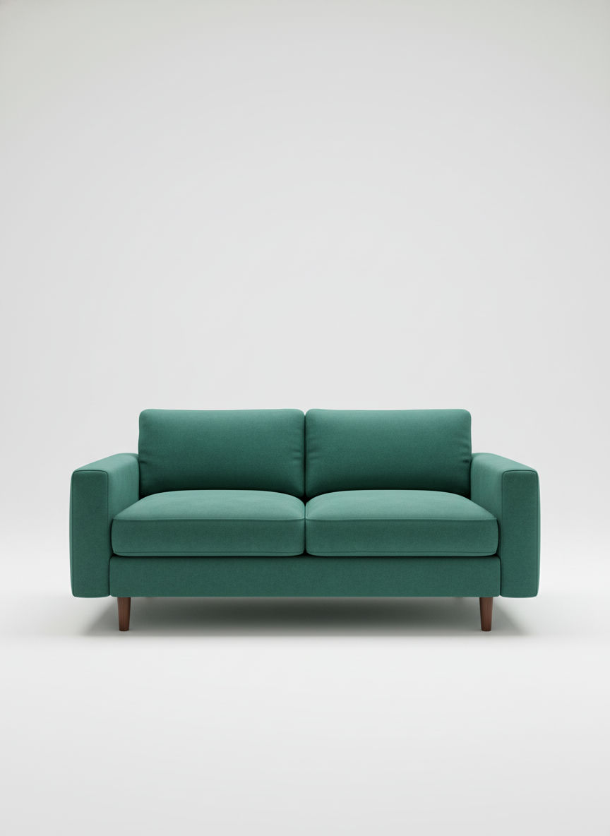 Italian velvet upholstery fabric (Dark sea Green)