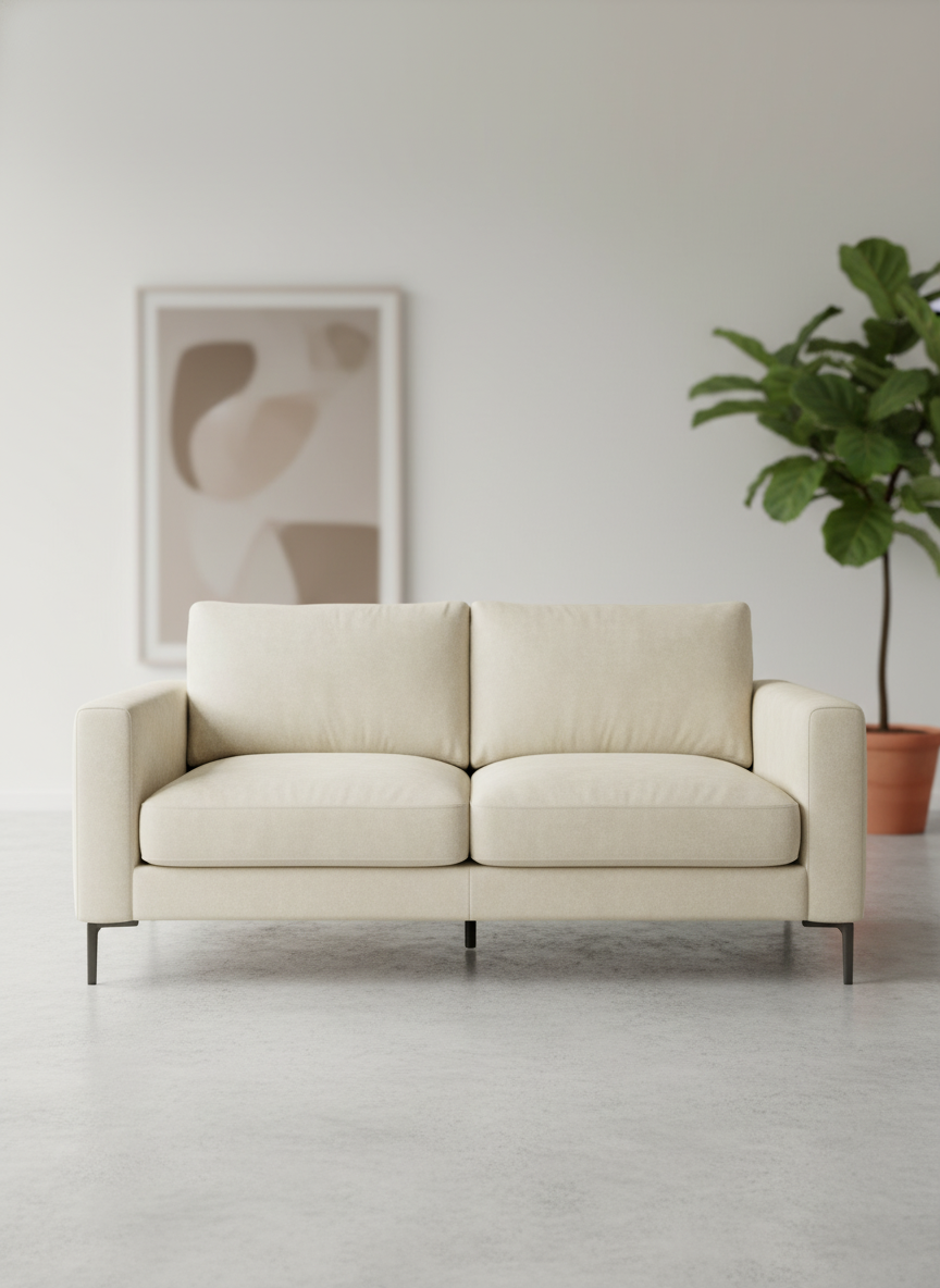 Italian velvet upholstery fabric (White Rock)