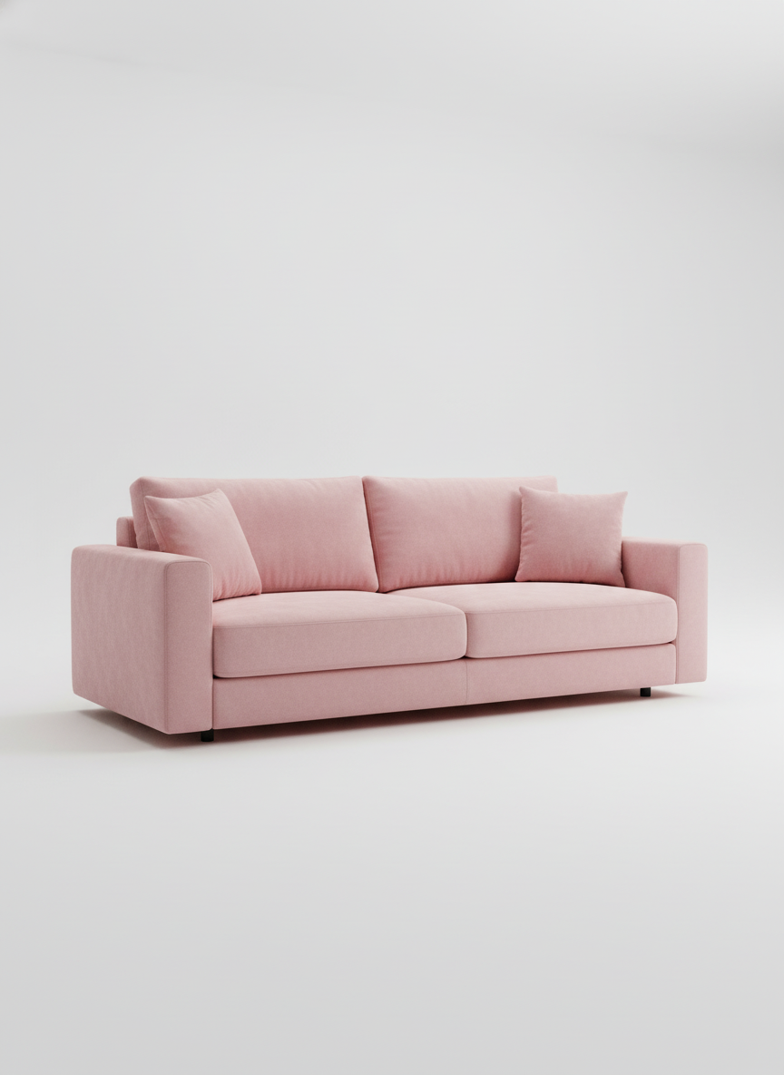 Italian velvet upholstery fabric (Warm Skin)