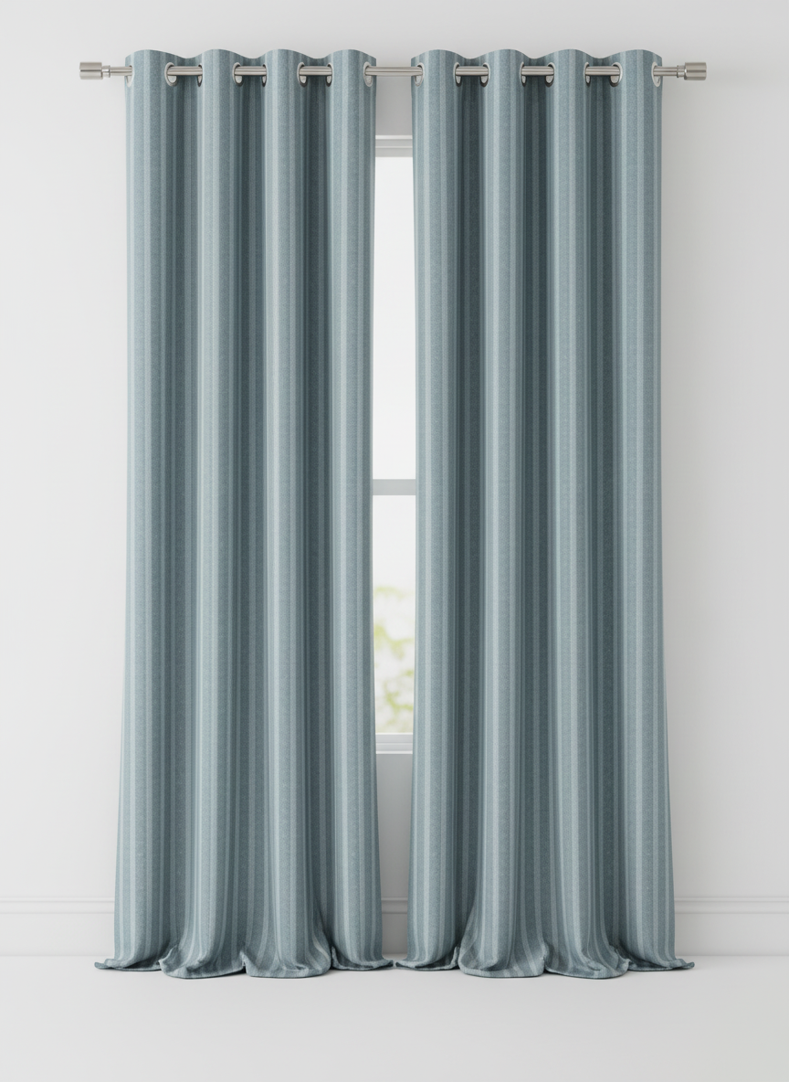 Nordic Line Collection Fabric- Vertical - {Grey}