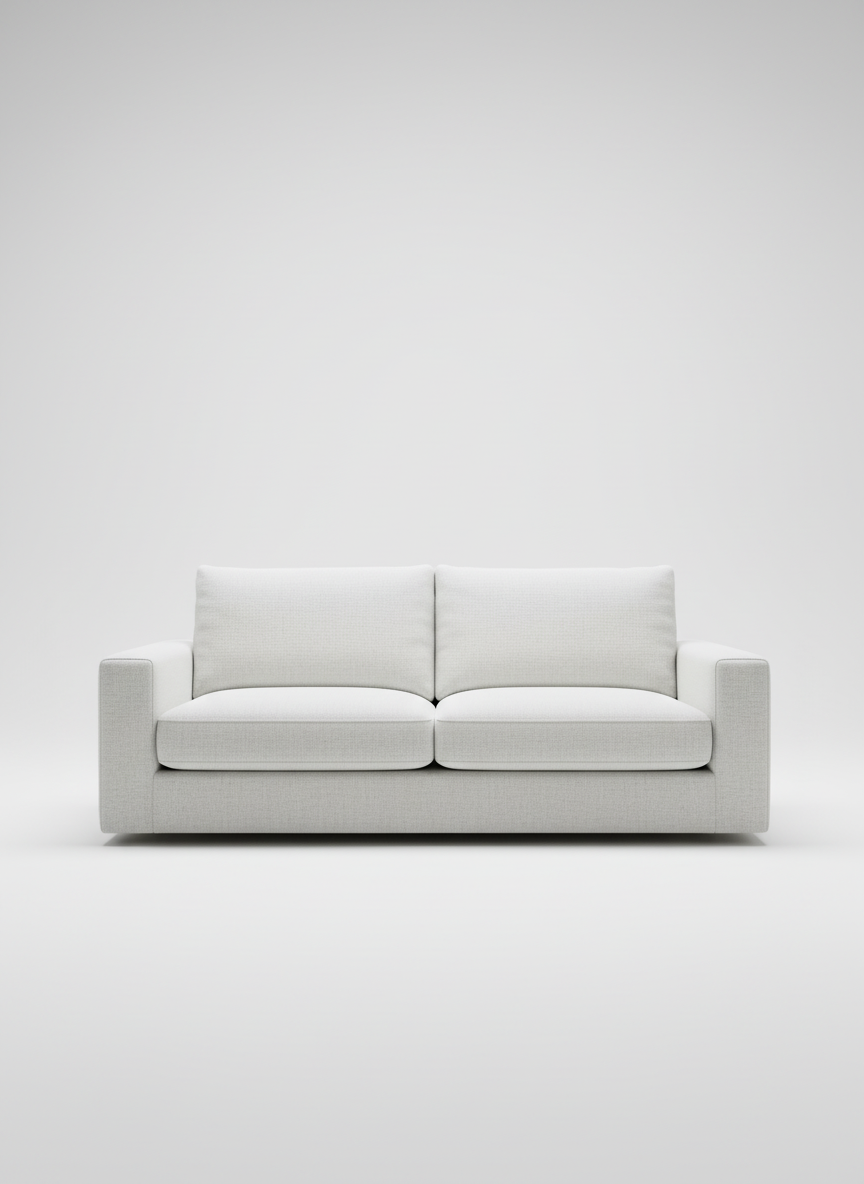 Italian velvet upholstery fabric (Subtle White)
