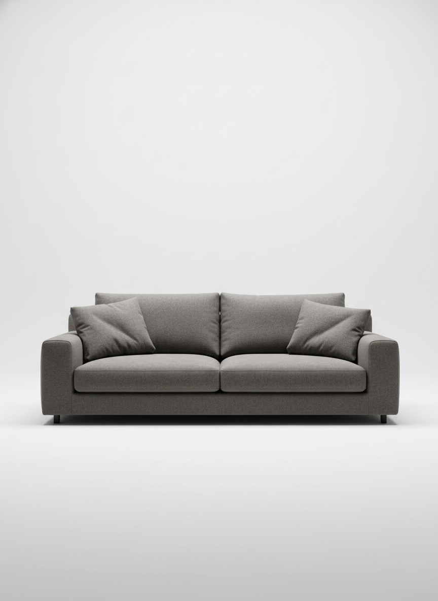 Italian velvet upholstery fabric (Ironside Gray)
