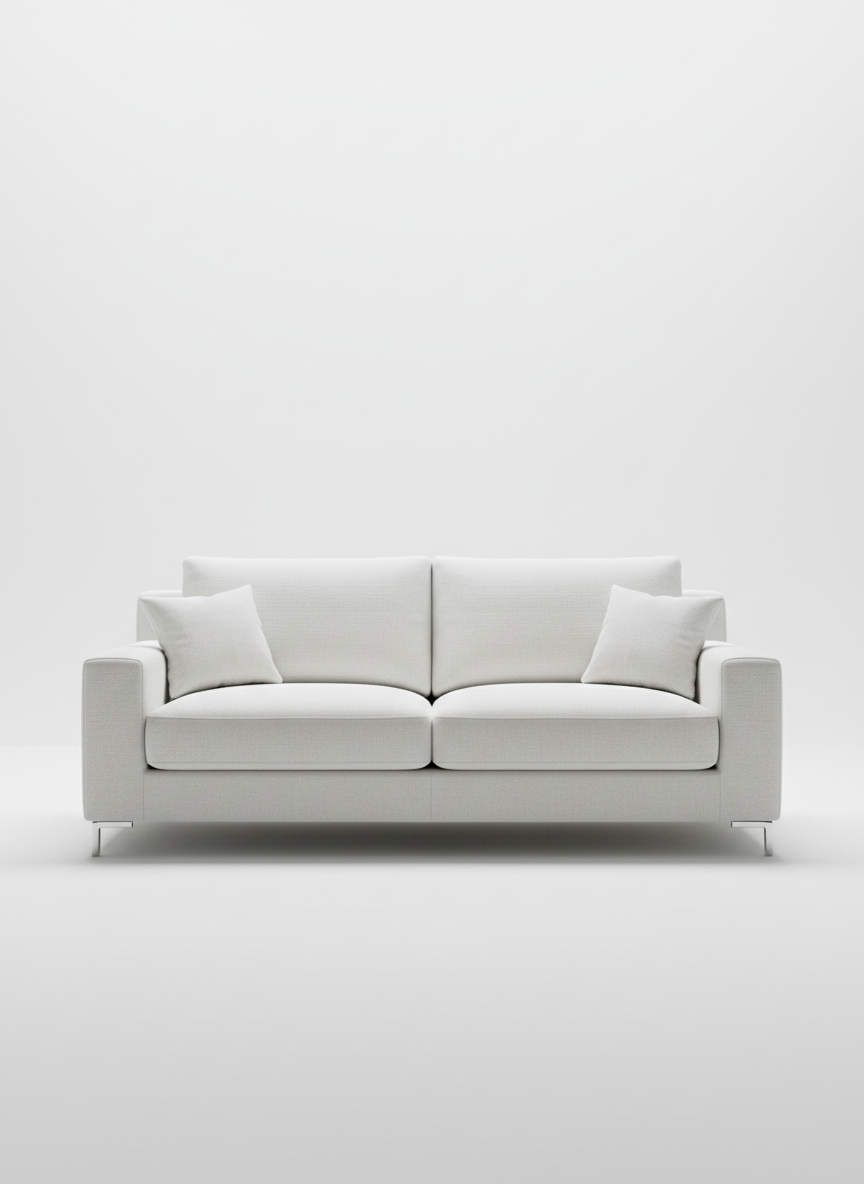 Italian velvet upholstery fabric (white)