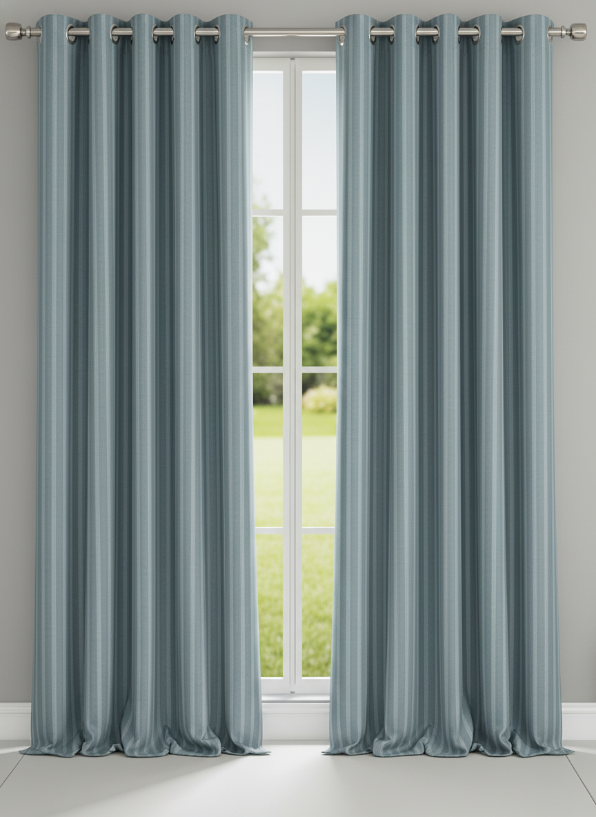 Nordic Line Collection Fabric- Vertical - {Grey}